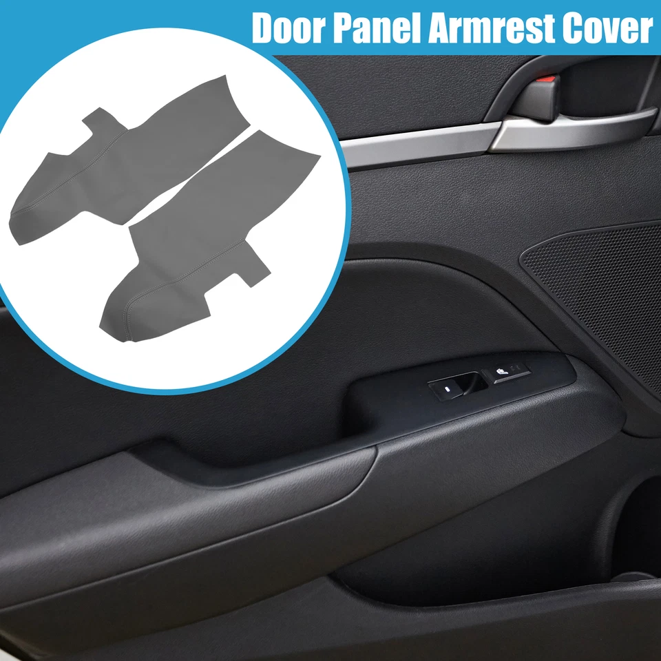 1 Pair Car Front Door Panel Armrest Cover for Hyundai Santa Fe 2006-2012 Gray Foto 2 de 4
