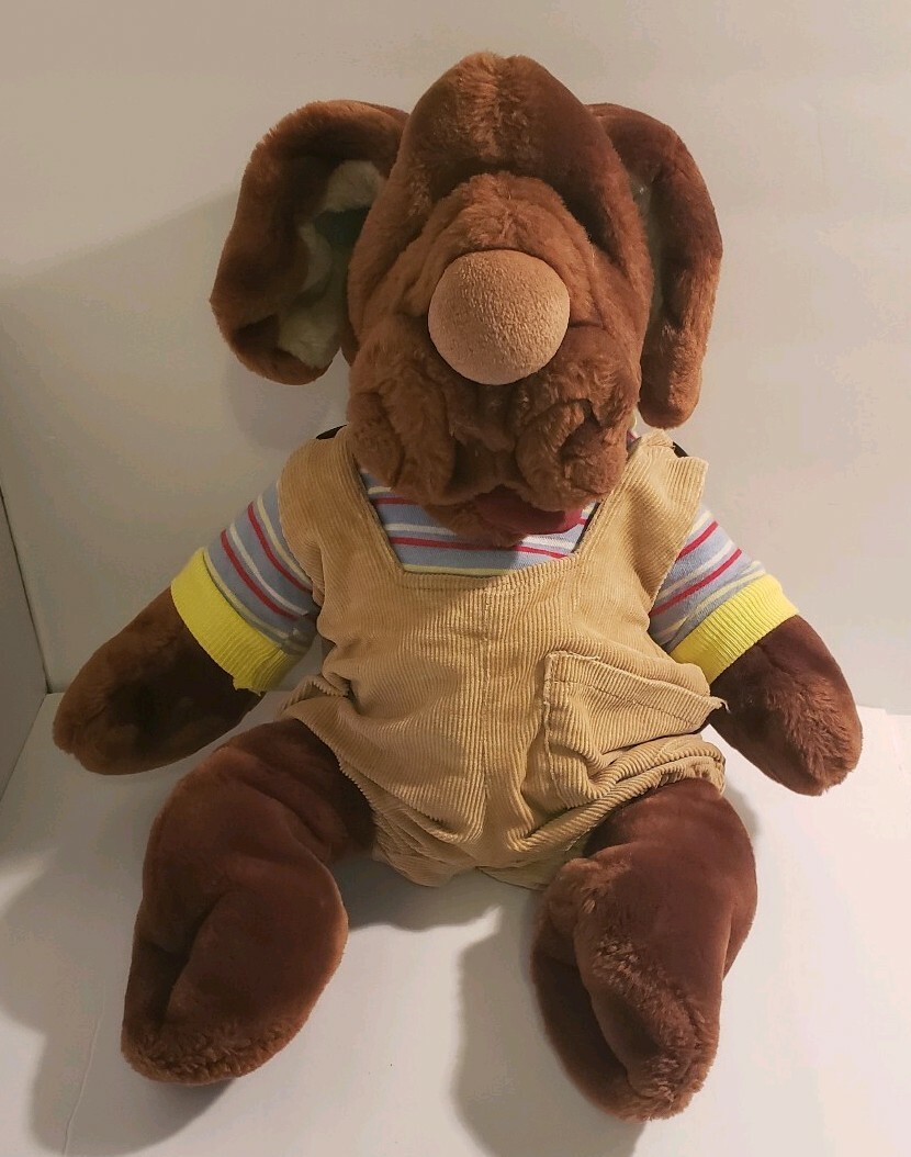 wrinkles stuffed dog