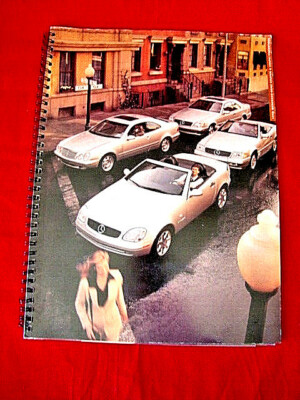 1998 Mercedes-Benz Spiral Bound Sales Brochure, Coupe/Roadsters-SLK, CLK, SL, CL