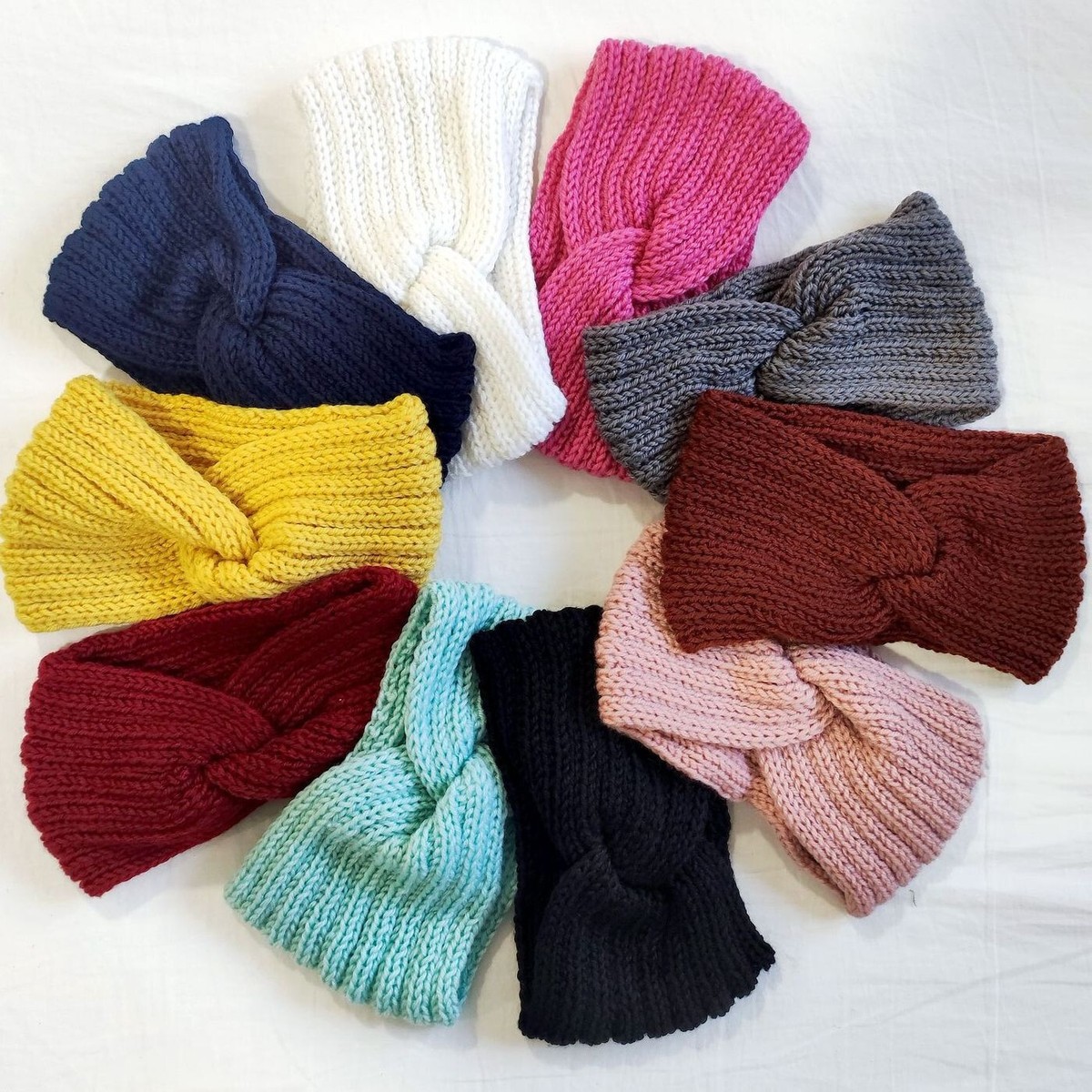 Stirnband Damen Winter – Weiches Kopfband Aus 100% Polyacryl, Ohrwärmer, Ca. 24 Cm Bundweite