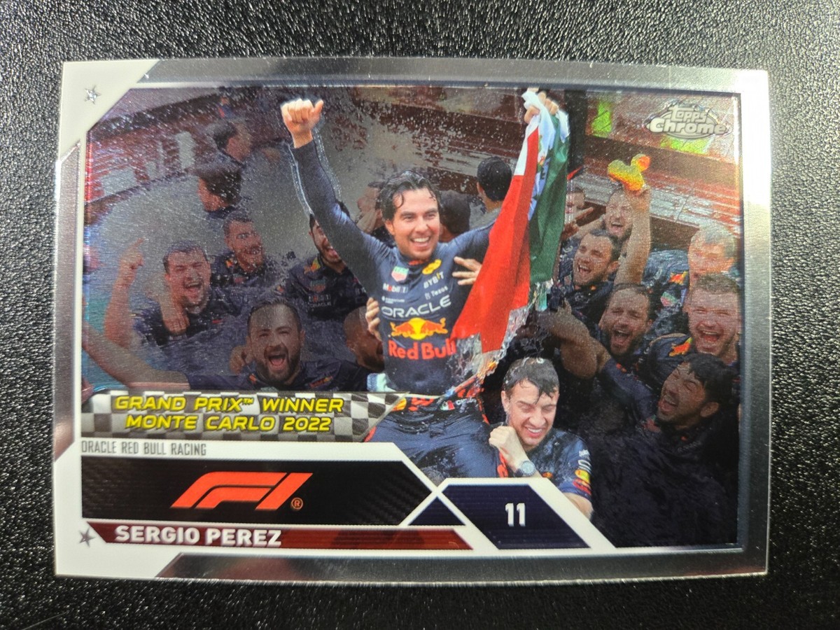 Sergio Perez Red Bull 2023 Topps Chrome Formula 1 Card #150