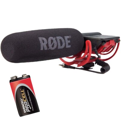 Rode VideoMic Videomikrofon Rycote Kameramikrofon + 9V Batterie