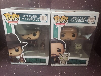 HIS DARK MATERIALS FUNKO POP VINYL FIGURES ASRIEL, SCORSBEY
