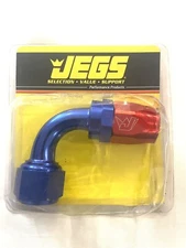 JEGS 100024 90 degree Max Flow Swivel Hose End