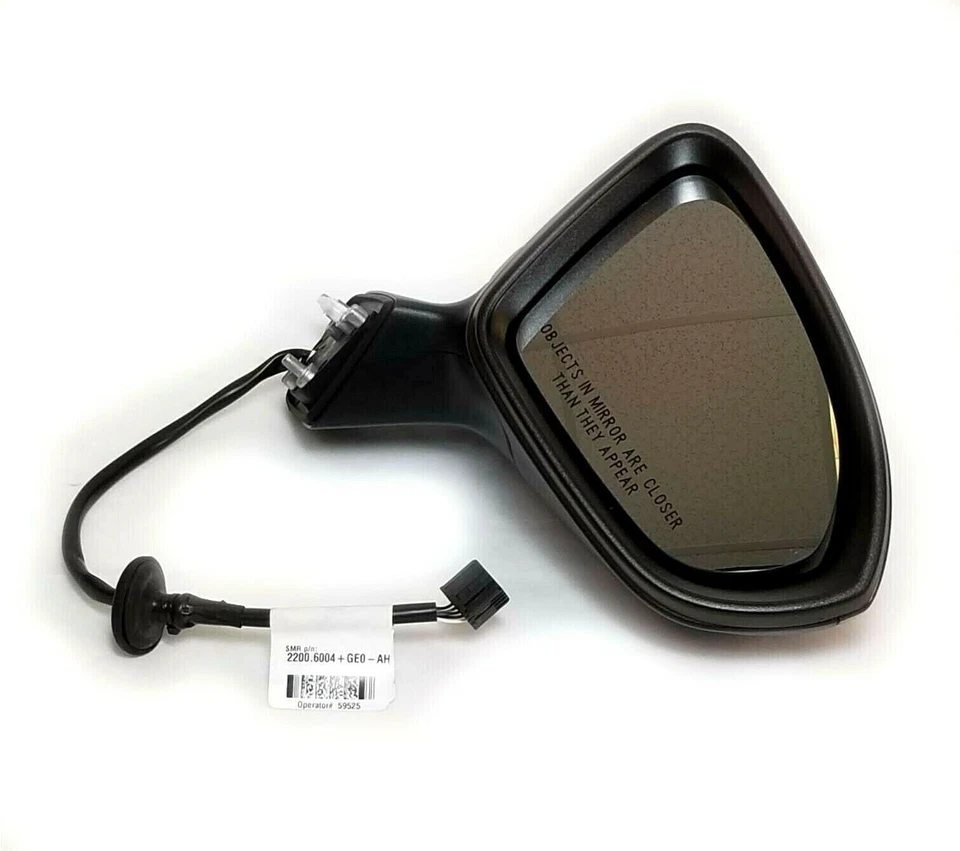 Espejo retrovisor eléctrico GM OEM lado del pasajero calefacción madera de roble met geo 2016-19 Cruze sedán Foto 2 de 4