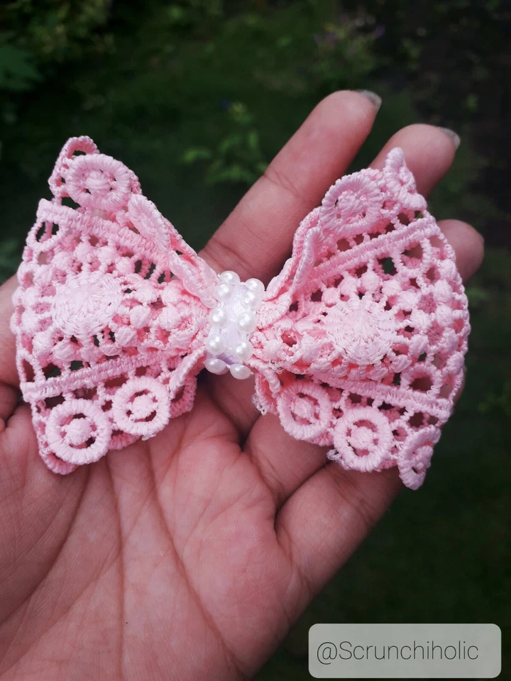 Conjunto de 8 piezas de lazo de ganchillo colorido para niñas entrega gratuita Foto 2 de 4