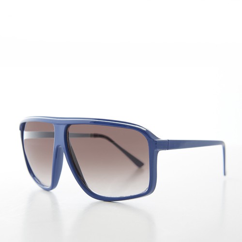 Large Blue Aviator Vintage Sunglasses - Kreski - Picture 2 of 3