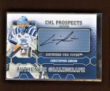 2012-13 Between The Pipes Autographs #ACG Christopher Gibson      *20215