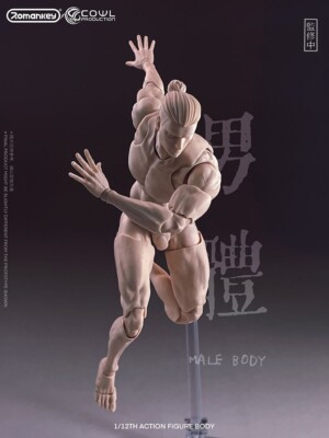 Stock Romankey X COWL 1/12 Pale Flexible 6'' Action Figure Male Joint Body w/Head