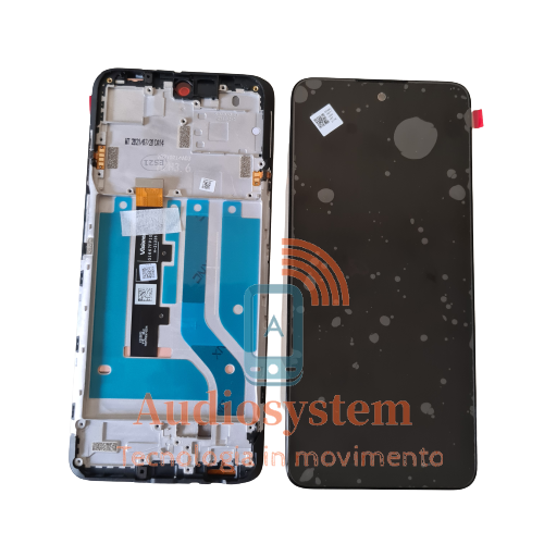 Écran AMOLED Complet Avec Cadre Pour Motorola Moto Edge 20 Lite XT2139 - Touchscreen Noir - Neuf