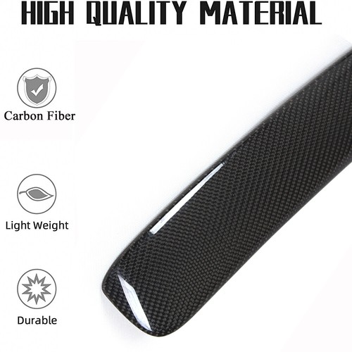 For Audi A5 B8 Coupe 2008-15 REAL CARBON FIBER Rear Roof Spoiler Window Wing Lip - Picture 11 of 12
