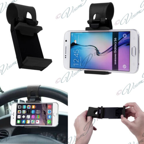 Accessory Universal Car Holder With Steering Wheel For Samsung Smartphone - Zdjęcie 1 z 34