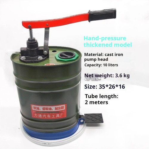Distributore manuale olio ingranaggi erogatore carburante pompa manuale pressione pompe manuali - Foto 14 di 18
