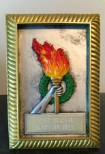 Torch of Victory Plaque Personalized Free