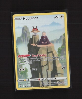 Hoothoot TG12/TG30 Astral Radiance Full Art Holo Ultra Rare Pokemon Card |  eBay