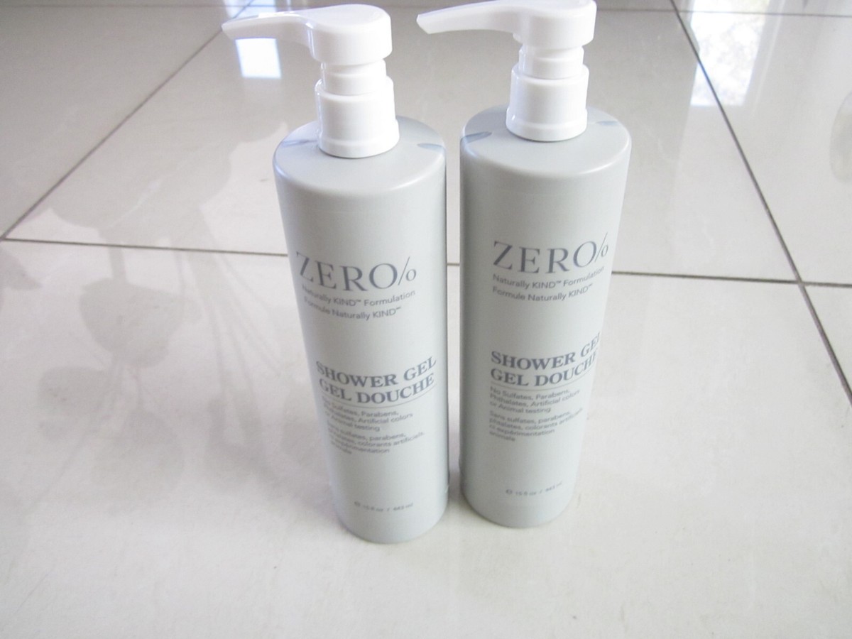 2 BOTTLES Gilchrist & Soames Zero% SHOWER GEL Made for Hilton