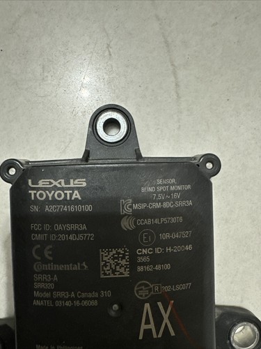 Radar de punto ciego trasero híbrido Toyota Venza 2021 20223 88162-48100 OEM - Imagen 5 de 5