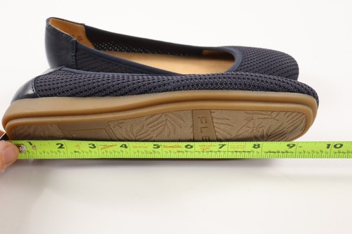 Naturalizer Women's 6.5M Rayanna Flats Navy Stretch Mesh Slip On Shoes - Picture 3 of 12