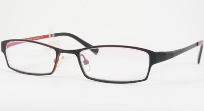 Adam + Eve 431 2 Matte Black /Red UNIQUE RARE EYEGLASSES GLASSES FRAME 53-18-135