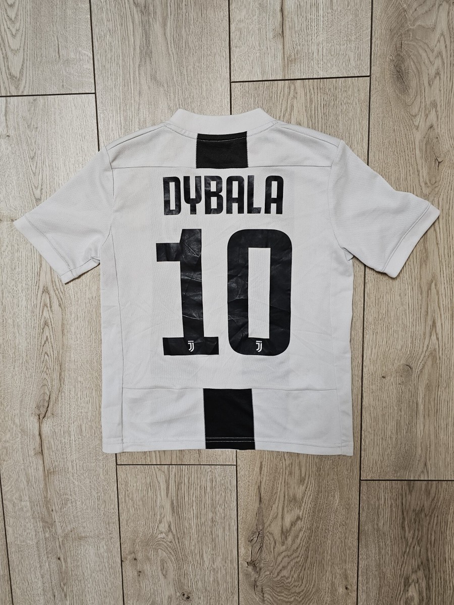 JUVENTUS 2018 20109 HOME DYBALA FOOTBALL SOCCER JERSEY BOYS 9-10Y