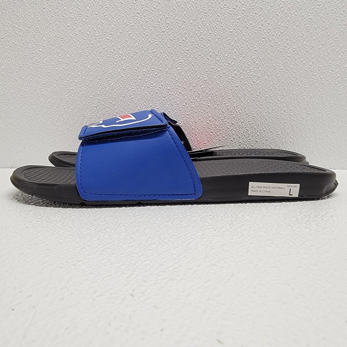 Buffalo Bills NWT Foco NFL Size L 11-12 Adjustable Strap Mens Sports Slides Buffalo Bills Foam Sport Slide FOCO main image 4