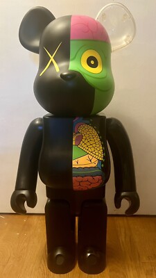 Bearbrick x Kaws Black Dissected Companion 1000% Be@rbrick Medicom