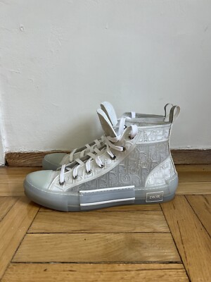 Dior B23 High 'Raised Dior Oblique Transparent White Size 44/11