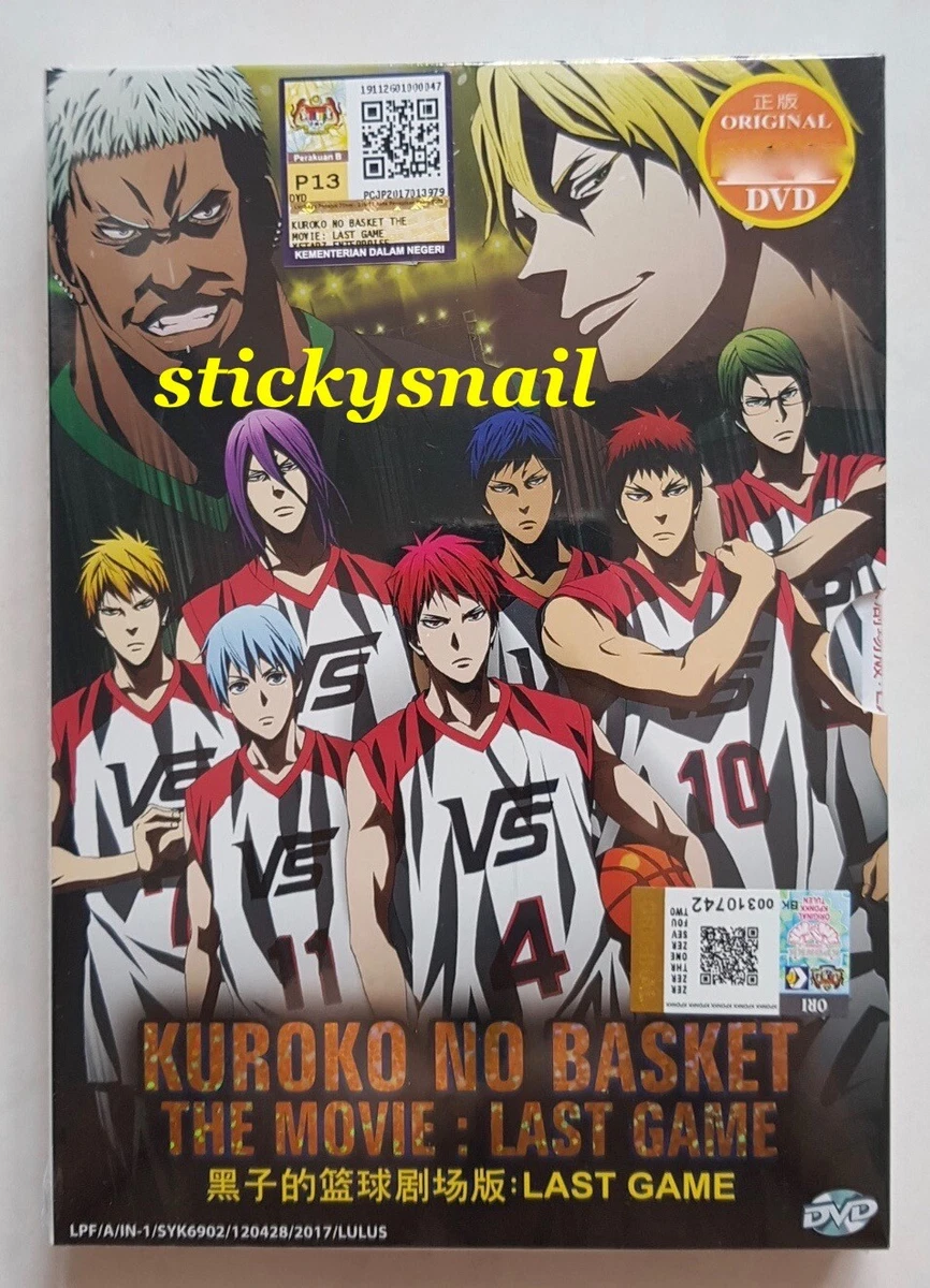 Kuroko No Basket Todas As Temporadas Em Dvd + 4 Filmes