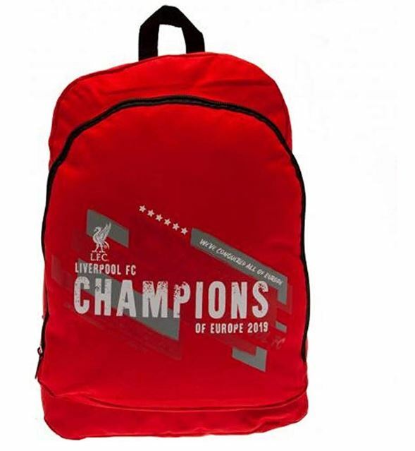 Liverpool Backpack School Champions of Europe Rucksack Gym Sports Bag Official