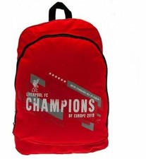 Image of Liverpool Backpack School Champions of Europe Rucksack Gym Sports Bag Official