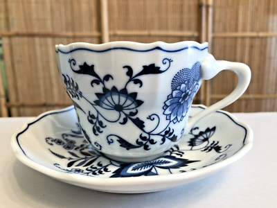 Blue Danube 皿　22センチ×10枚 Blue Danube Japan Cup & Saucer Blue Onion Split Handle Rectangle