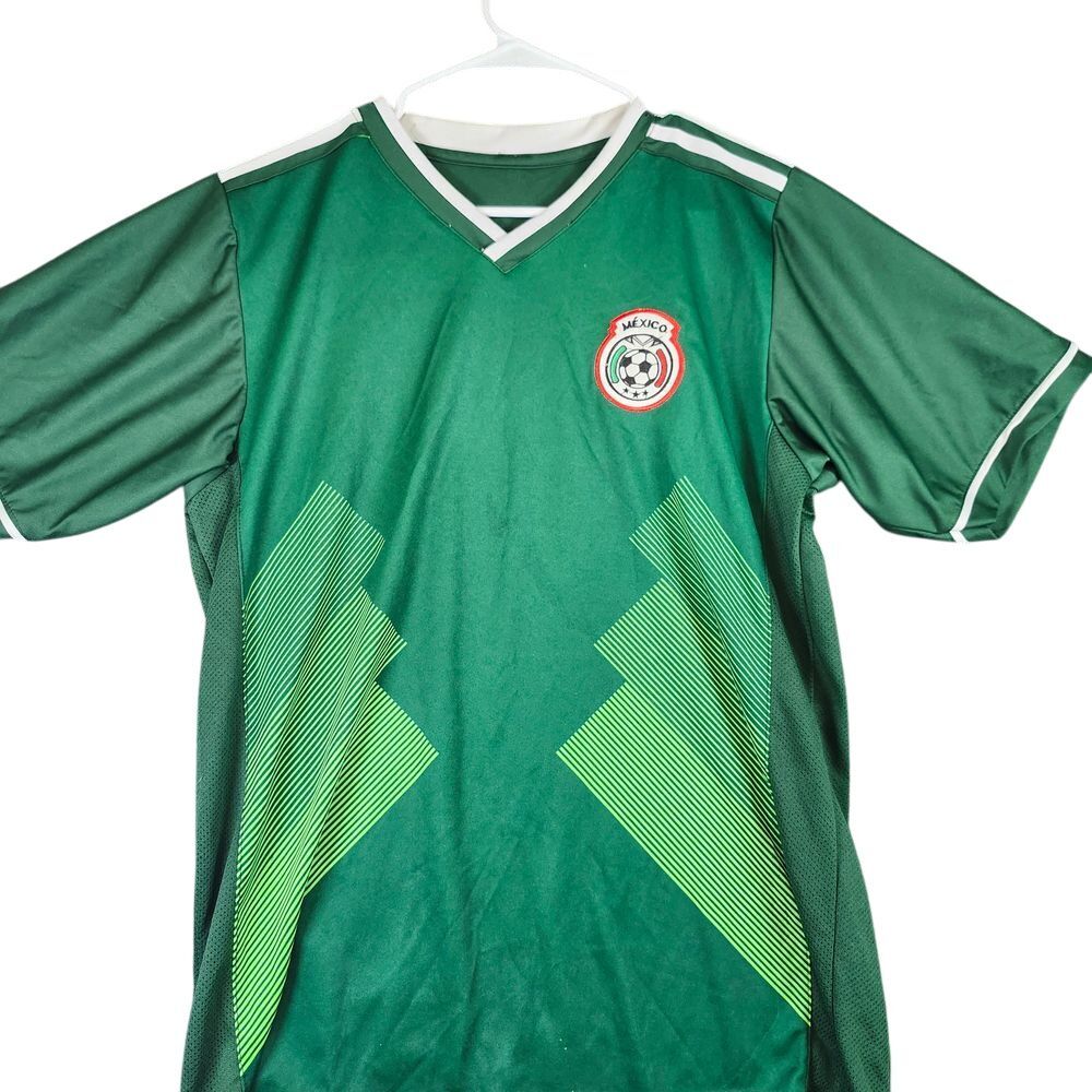 Mexico National Team Soccer Jersey Green Athletic Performance Sports Fan Apparel