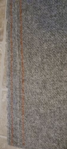"Manta de lana Landau Woolen Co de colección tiro de tela 59x108"" gris Shetland" - Imagen 3 de 3