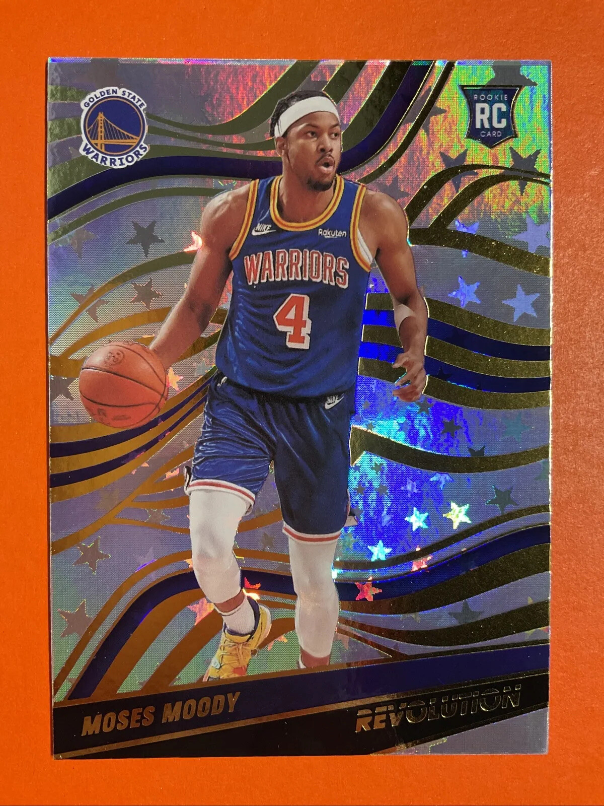 2021-22 Panini Revolution Moses Moody Astro Rookie #104 Golden State Warriors