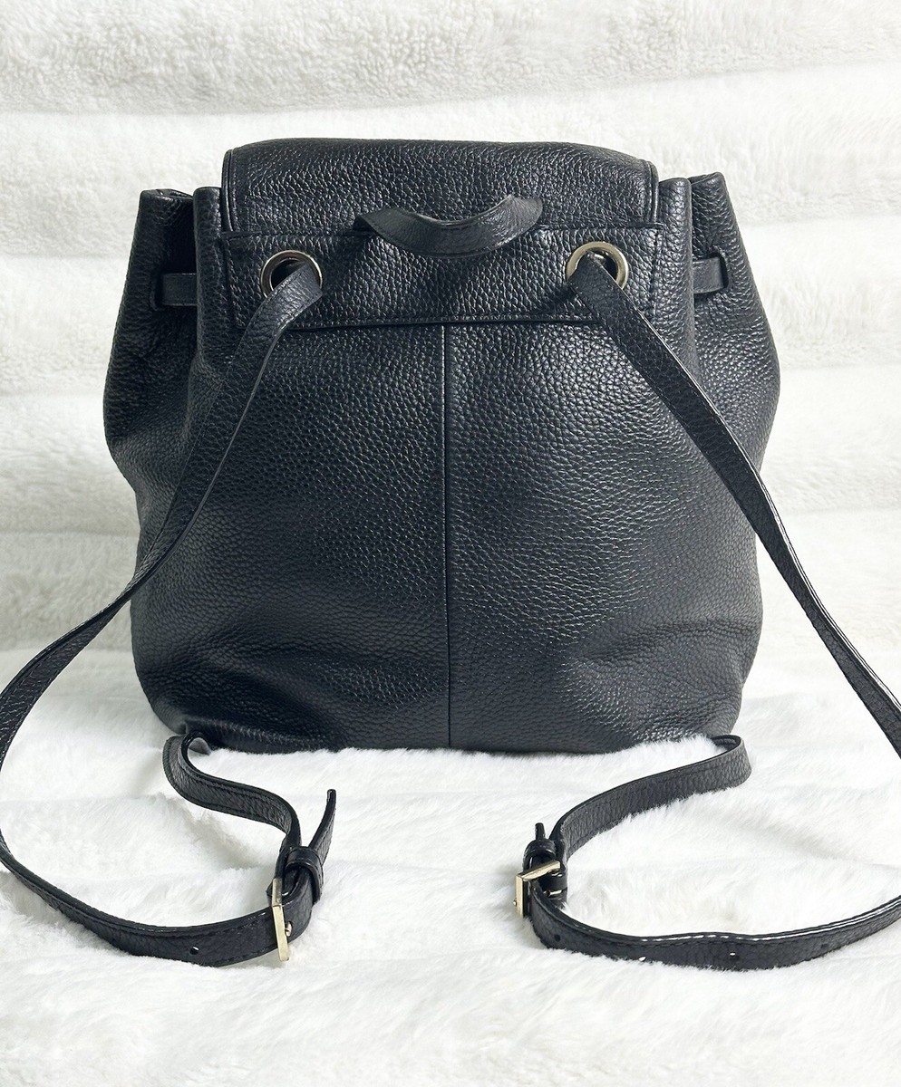 Kate Spade Chester Street Kacy Black Leather Backpack Cow  display picture 1