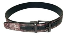 Boys SM 22-24 Camouflage Leather Belt, 12PL0308, Real Tree, Kids.