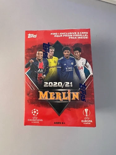 2020-21 TOPPS MERLIN CHROME UEFA CHAMPIONS SOCCER BLASTER BOX FACTORY SEALED