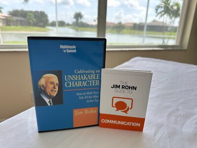 CULTIVATING AN UNSHAKABLE CHARACTER BY JIM ROHN - 6 CD'S & FREE GUIDE! NEW!