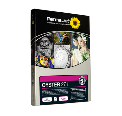 PermaJet Oyster 271gsm inkjet A4 photo paper - pack of 25 sheets - Picture 1 of 5