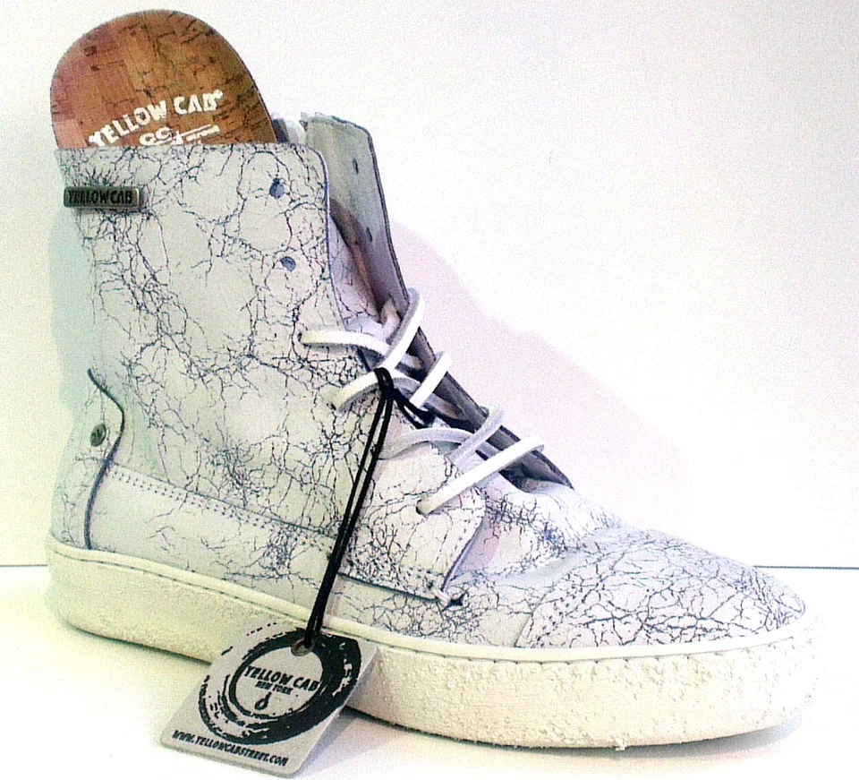 Yellow Cab Schnürboot, Sneaker, lose Einlage, Antikleder blau, 28128