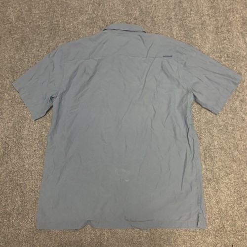 QuikSilver Waterman Men Button Up Shirt XL Hawaiian Short Sleeve - Picture 6 of 17