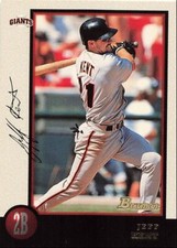 1998 Bowman Jeff Kent San Francisco Giants #8