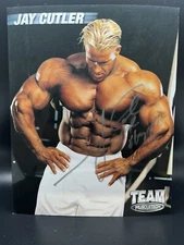 JAY CUTLER SIGNED AUTOGRAPHED 8x10 PHOTO BODYBUILDING LEGEND TEAM MUSCLE TECH
