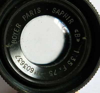 OBJECTIF BOYER SAPHIR 1: 4.5 F:135 Mm EUR 15,00 - FR