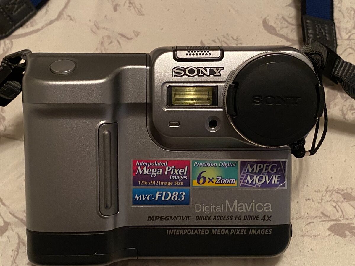 SONY MVC FD83 デジカメ　セット Vintage Sony Mavica MVC-FD83 digital camera bundle with