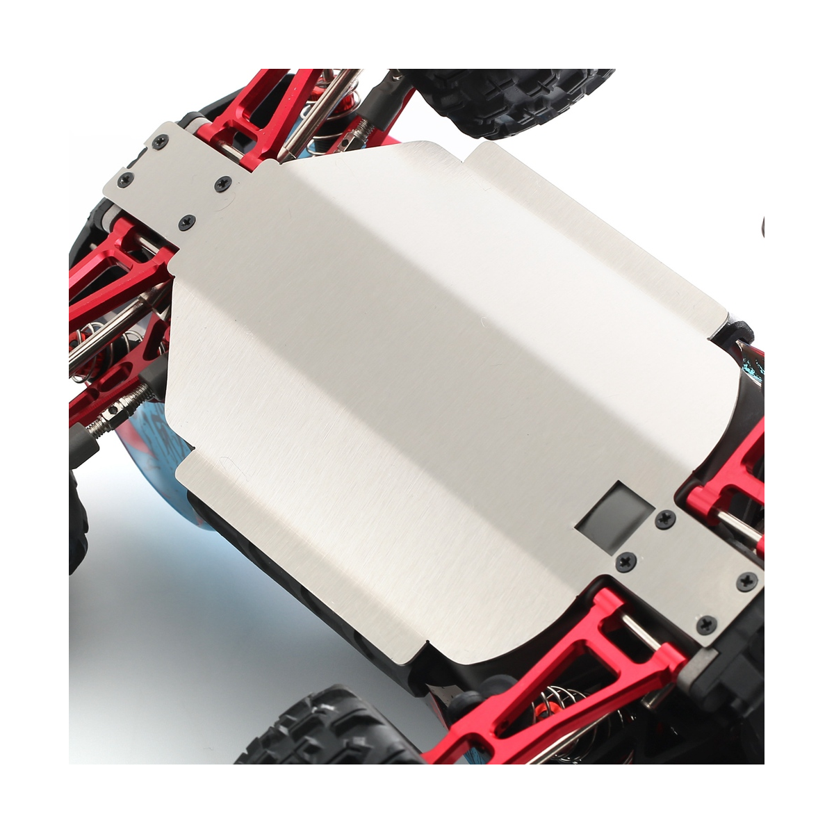 Stainless Steel Skid Plate Chassis Armor Protector for 16207 16208