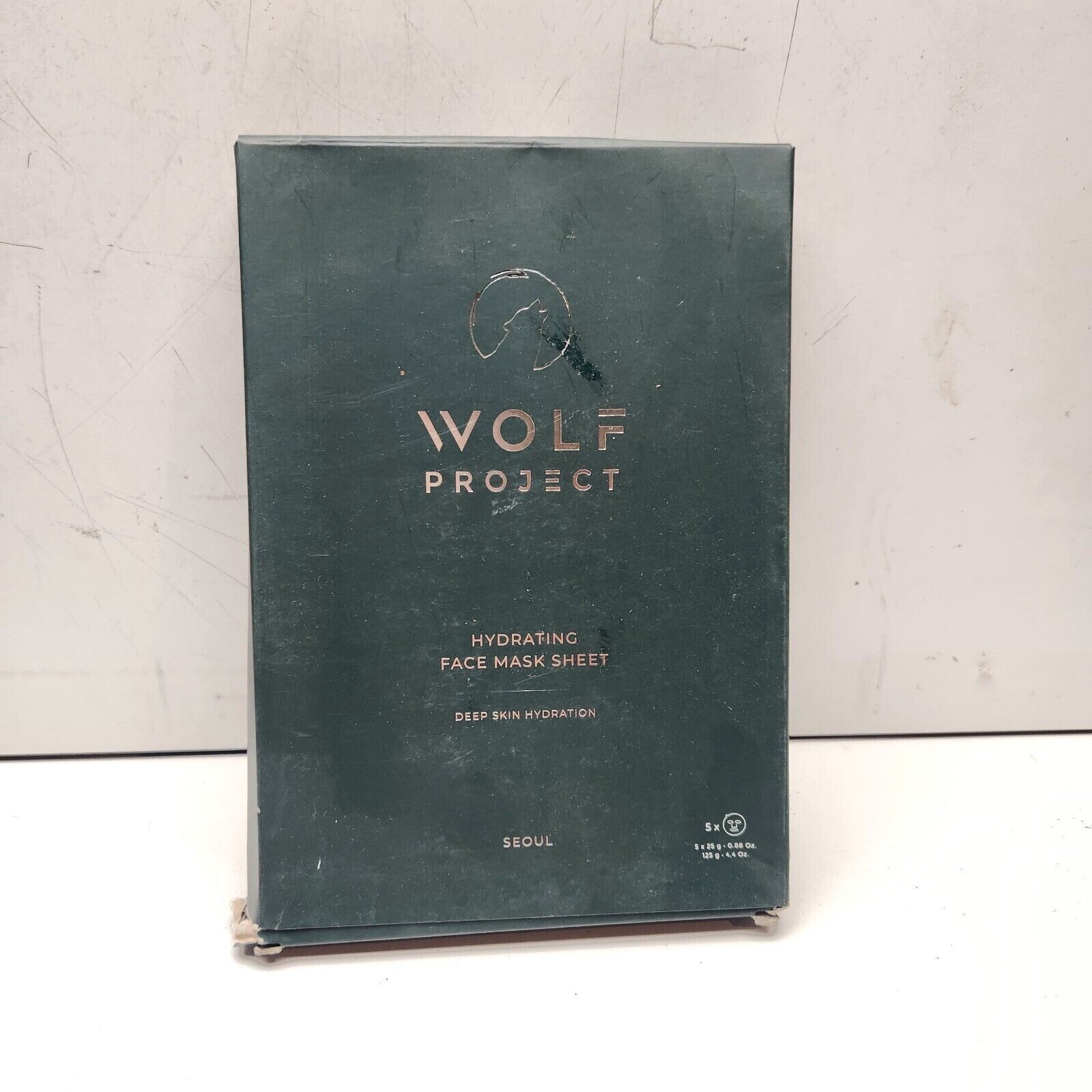 Wolf Project Hydrating Face Mask Sheet Pack of 5 for Deep Moisture