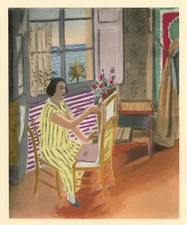 Henri Matisse pochoir "La seance du matin"