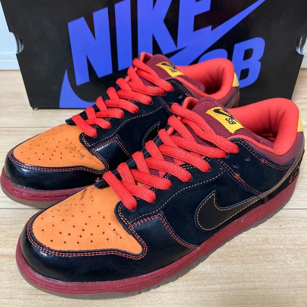 Nike Dunk Low Premium Sb Hawaii Black Orange Red Sneakers Nike Dunk Low Premium Sb Hawaii Black Orange Red Sneakers