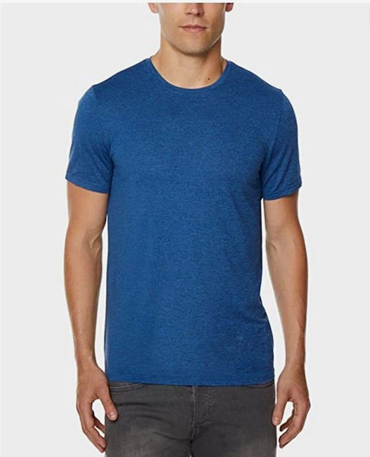 32 Degrees Heat Weatherproof Short Sleeve Base Layer Crewneck T-Shirt, Blue[S]